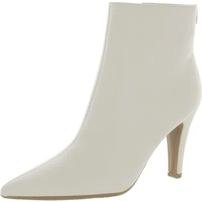 Nine West Cale 9x9 Womens Zipper Pointed Toe Ankle Boots In Multi
