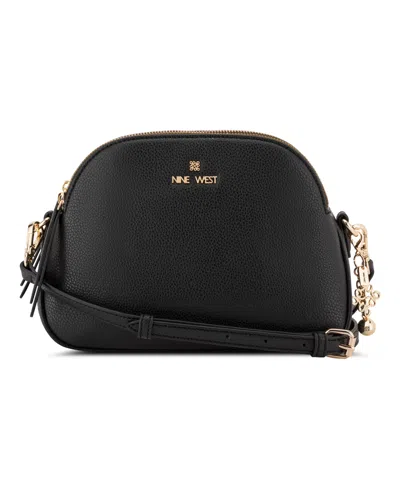 Nine West Calianna Dome Small Crossbody Handbag In Black