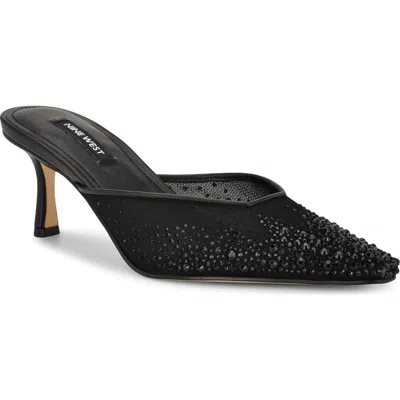 Nine West Camenlap Mule In Black