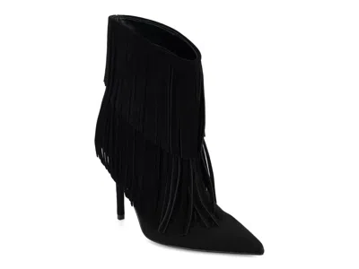 Nine West Carbona Western Bootie In Black