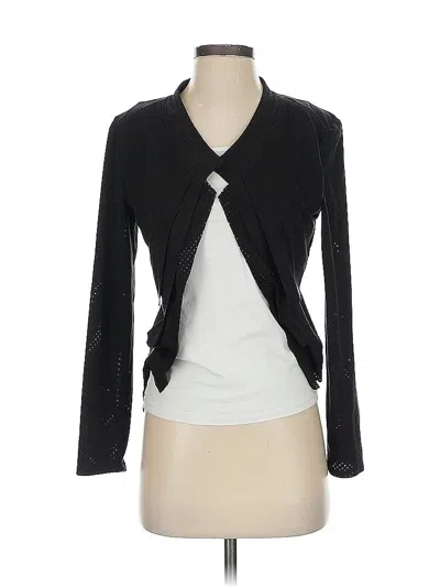 Pre-owned Nine West Cardigan Sweater In Black