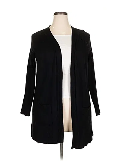 Pre-owned Nine West Cardigan Sweater In Black
