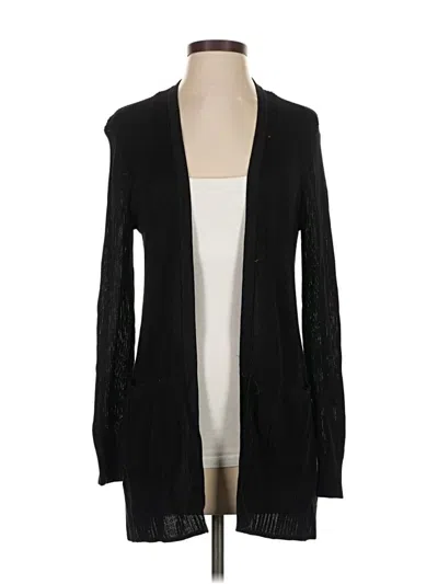 Pre-owned Nine West Cardigan Sweater In Black