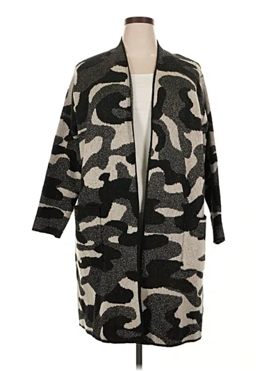 Pre-owned Nine West Cardigan Sweater In Black