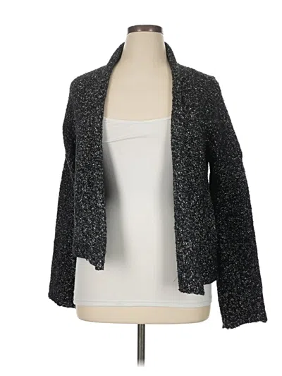Pre-owned Nine West Cardigan Sweater In Black