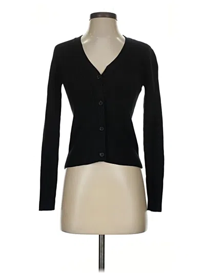 Pre-owned Nine West Cardigan Sweater In Black