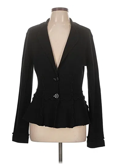 Pre-owned Nine West Cardigan Sweater In Black