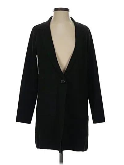 Pre-owned Nine West Cardigan Sweater In Black