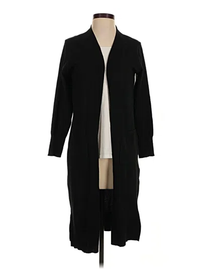 Pre-owned Nine West Cardigan Sweater In Black