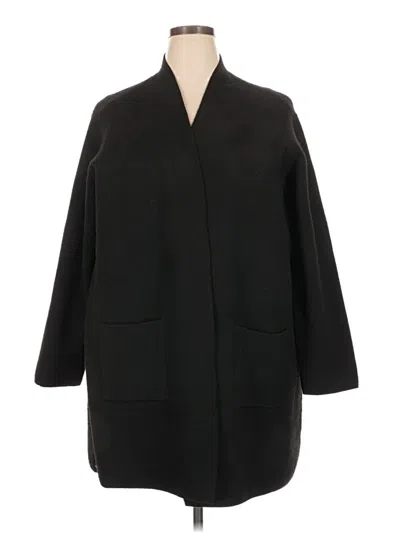 Pre-owned Nine West Cardigan Sweater In Black