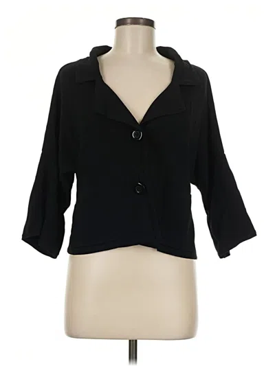 Pre-owned Nine West Cardigan Sweater In Black