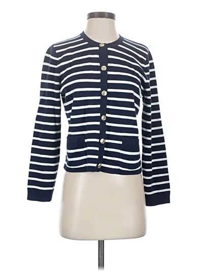 Pre-owned Nine West Cardigan Sweater In Blue