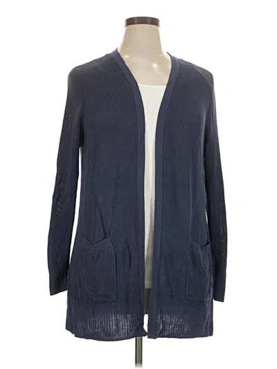 Pre-owned Nine West Cardigan Sweater In Blue