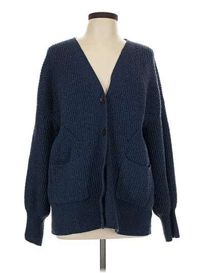 Pre-owned Nine West Cardigan Sweater In Blue