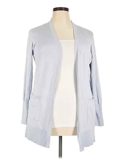 Pre-owned Nine West Cardigan Sweater In Blue