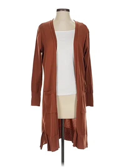 Pre-owned Nine West Cardigan Sweater In Brown