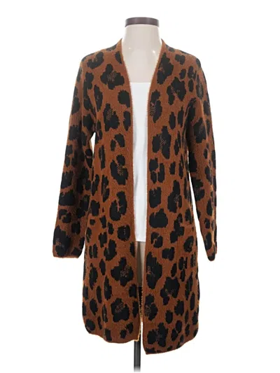 Pre-owned Nine West Cardigan Sweater In Brown