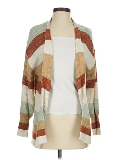 Pre-owned Nine West Cardigan Sweater In Brown