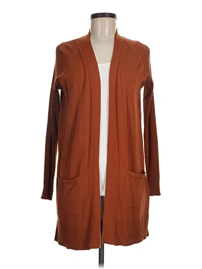 Pre-owned Nine West Cardigan Sweater In Brown