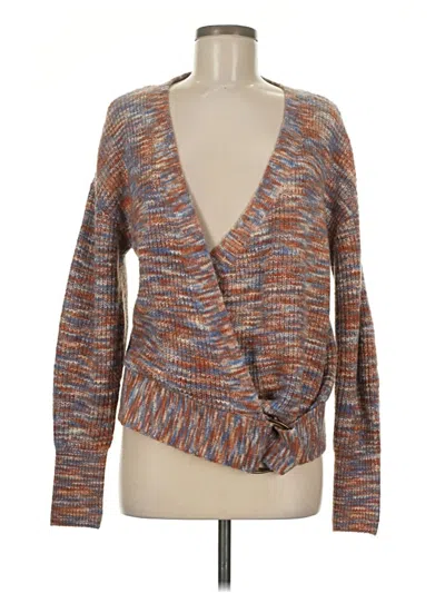 Pre-owned Nine West Cardigan Sweater In Brown