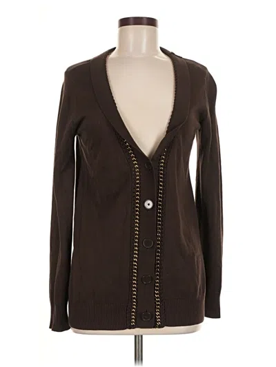 Pre-owned Nine West Cardigan Sweater In Brown