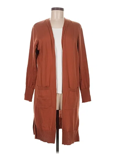 Pre-owned Nine West Cardigan Sweater In Brown