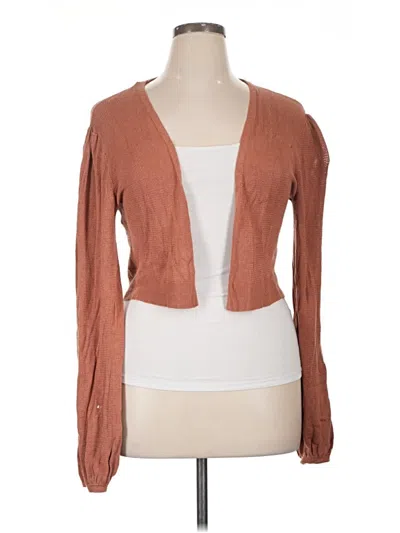 Pre-owned Nine West Cardigan Sweater In Brown