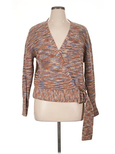 Pre-owned Nine West Cardigan Sweater In Brown