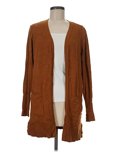 Pre-owned Nine West Cardigan Sweater In Brown