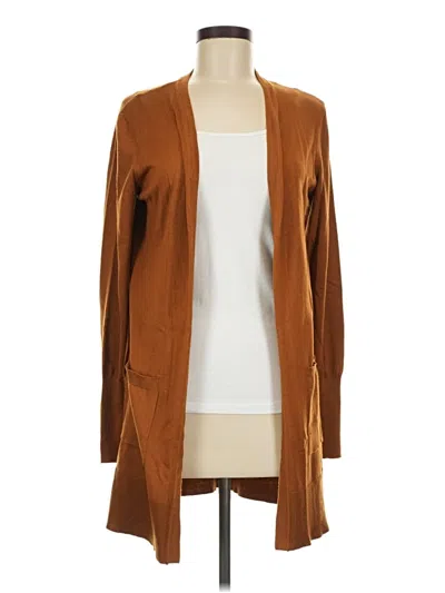 Pre-owned Nine West Cardigan Sweater In Brown