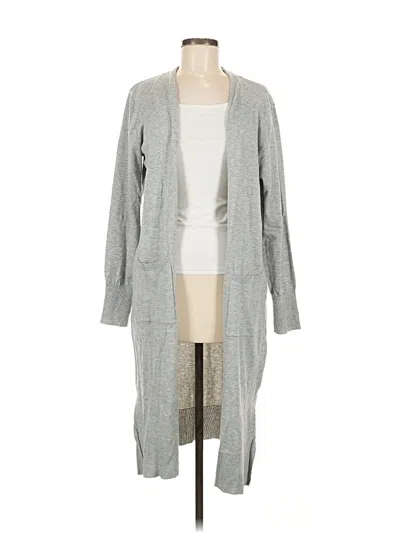 Pre-owned Nine West Cardigan Sweater In Gray