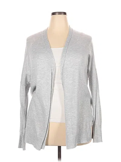 Pre-owned Nine West Cardigan Sweater In Gray