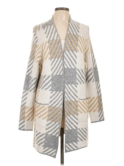 Pre-owned Nine West Cardigan Sweater In Gray