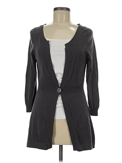 Pre-owned Nine West Cardigan Sweater In Gray