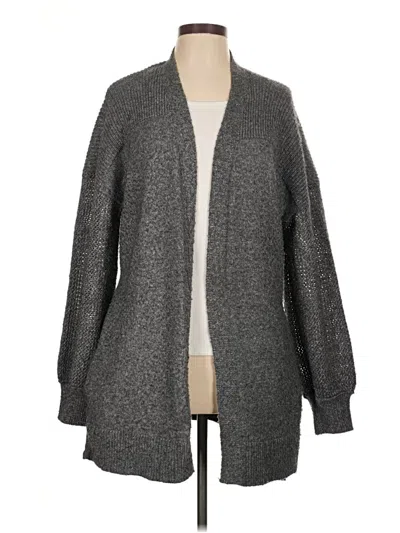 Pre-owned Nine West Cardigan Sweater In Gray