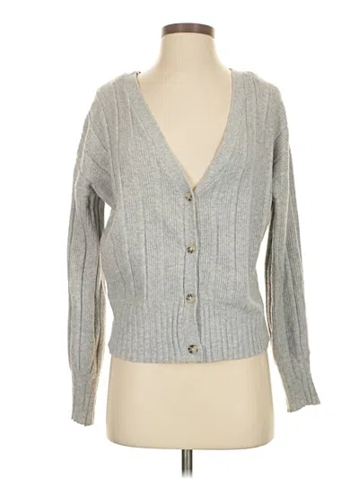 Pre-owned Nine West Cardigan Sweater In Gray