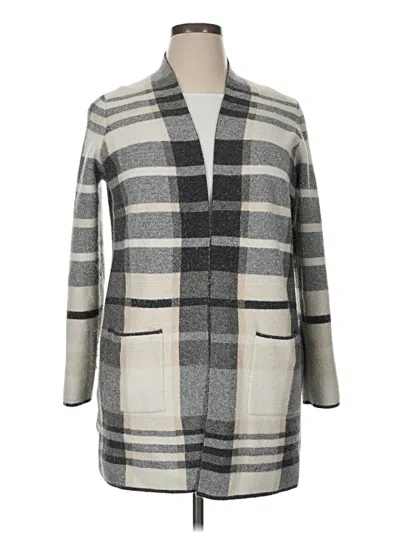 Pre-owned Nine West Cardigan Sweater In Gray