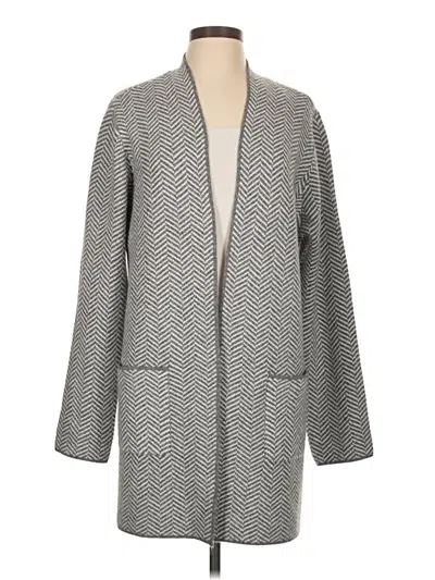 Pre-owned Nine West Cardigan Sweater In Gray