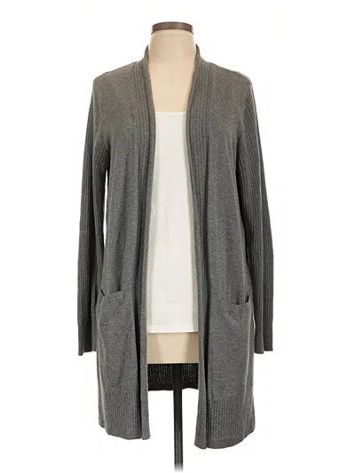 Pre-owned Nine West Cardigan Sweater In Gray