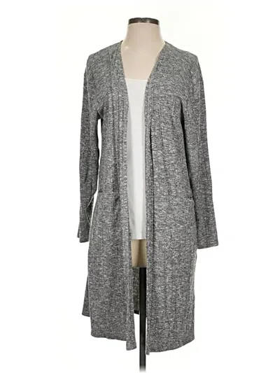 Pre-owned Nine West Cardigan Sweater In Gray