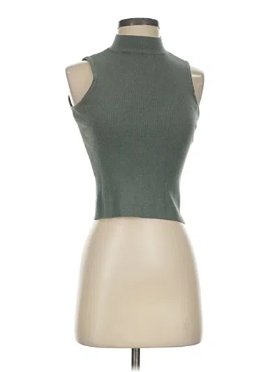 Pre-owned Nine West Cardigan Sweater In Green
