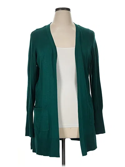 Pre-owned Nine West Cardigan Sweater In Green