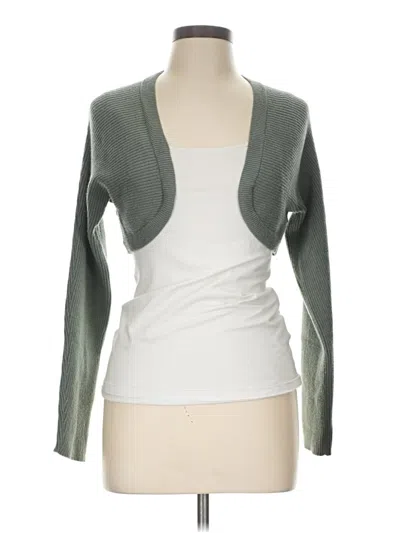 Pre-owned Nine West Cardigan Sweater In Green
