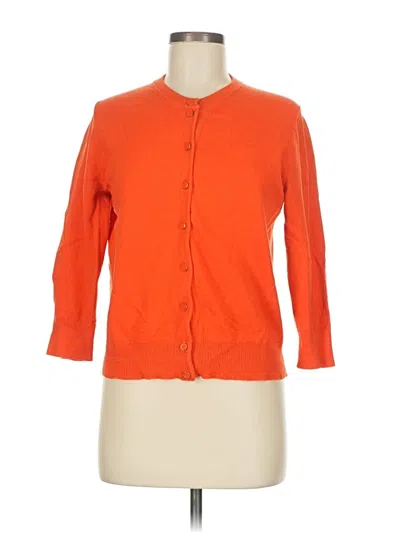 Pre-owned Nine West Cardigan Sweater In Orange