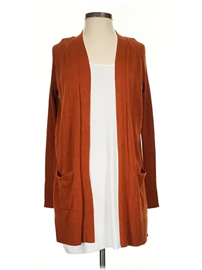 Pre-owned Nine West Cardigan Sweater In Orange