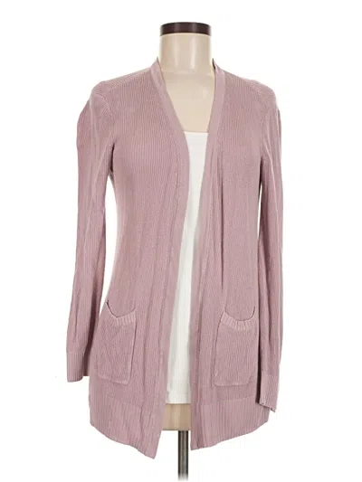Pre-owned Nine West Cardigan Sweater In Pink