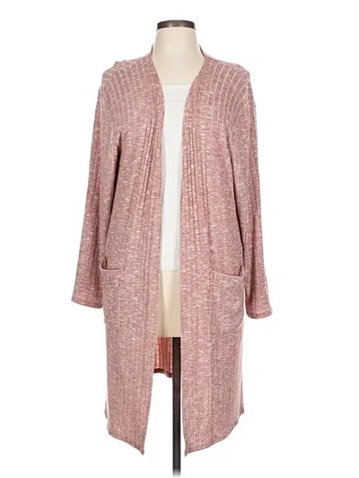 Pre-owned Nine West Cardigan Sweater In Pink