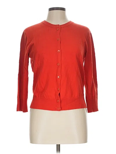 Pre-owned Nine West Cardigan Sweater In Red