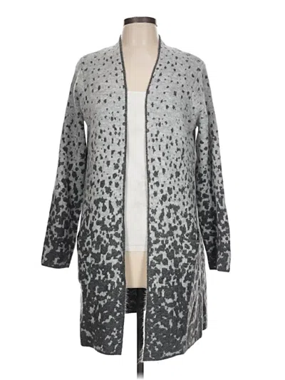 Pre-owned Nine West Cardigan Sweater In Silver