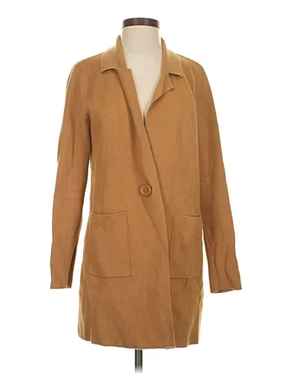 Pre-owned Nine West Cardigan Sweater In Tan
